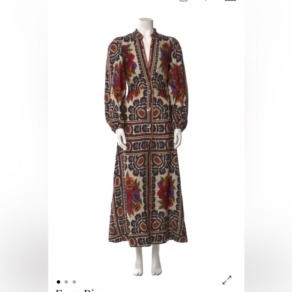 FARM Rio Multicolor Long Sleeve Dress